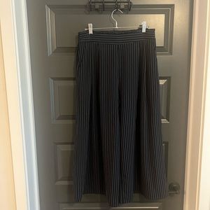 Gilli Pinstripe Cullotte Sz Large Navy